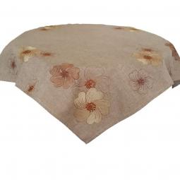 Embroidered Floral Tablecloth-KC68