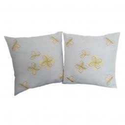 Embroidered Spring Floral Cushion Cover/Pillow Case With Flower-KC22