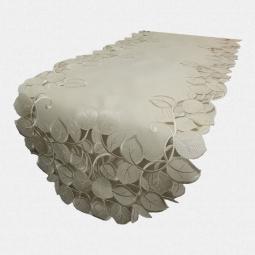 All Year Embroidered Floral Table Runner 40X170CM---67399