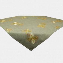 All Year Embroidered Tablecloth With Flowers 85X85CM/36X36