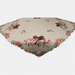 Embroidered Christmas Tablecloth---67360